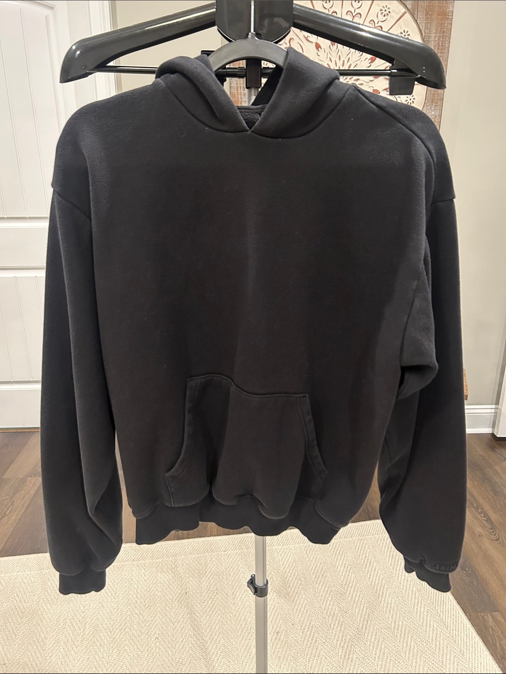 SKIMS Black Hoodie with kangaroo pocket! Large but fits more like a medium!